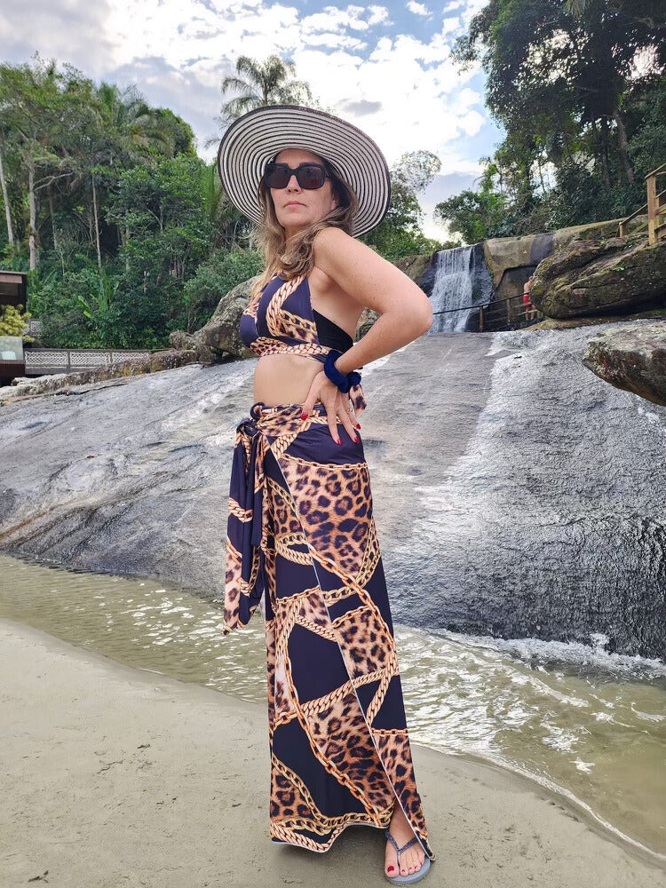 Marinho Wild Chic Chains Pants Black