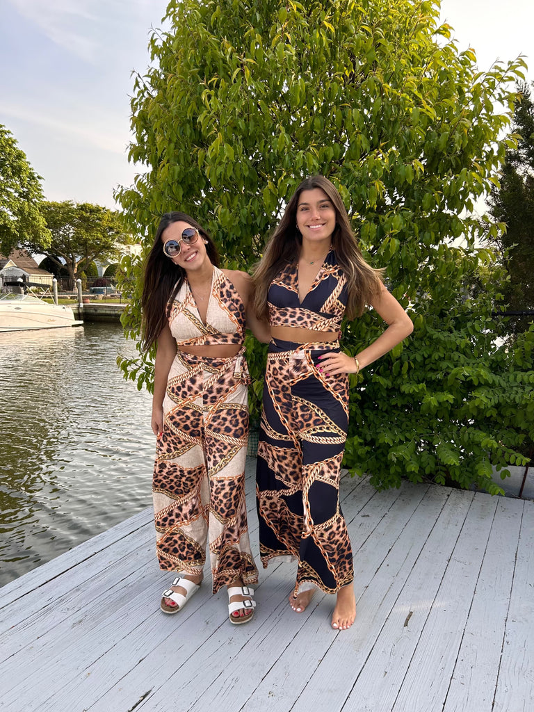 Marinho Wild Chic Chains Pants White